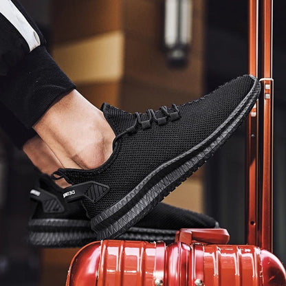 Sneakers zum Hineinschlüpfen – Mesh – orthopädisch – Herrenschuhe – Sportschuhe-HauteBerlin