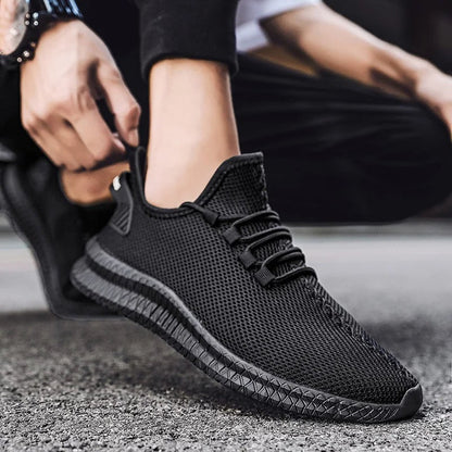 Sneakers zum Hineinschlüpfen – Mesh – orthopädisch – Herrenschuhe – Sportschuhe-HauteBerlin