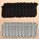 20 Paare (10 Schwarz + 10 Grau)