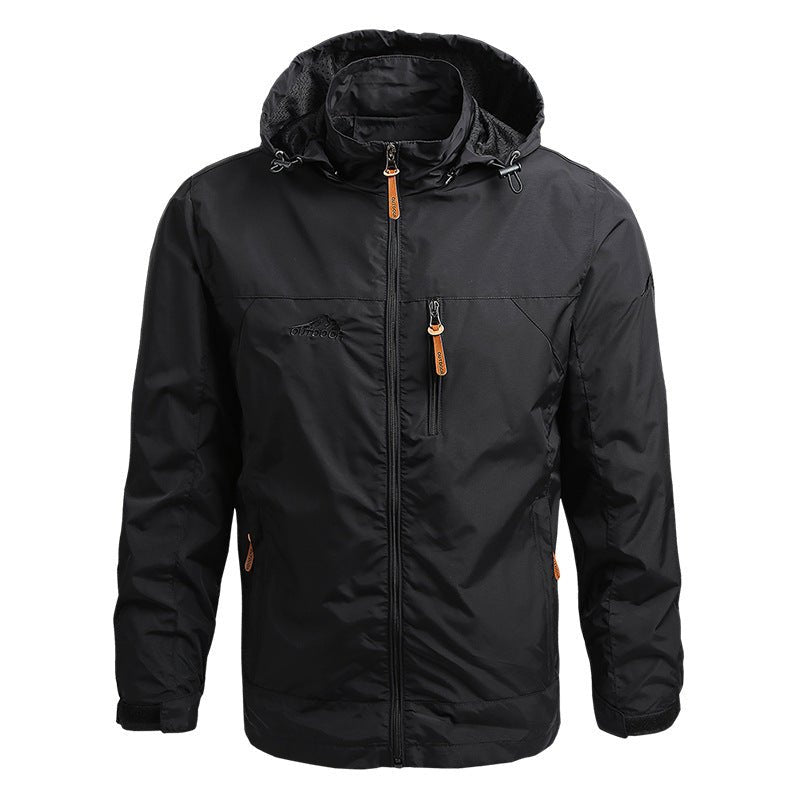 Softshell Jacke - Herren Kapuzenjacke Wasserdicht Outdoor Winddicht Jacke-HauteBerlin