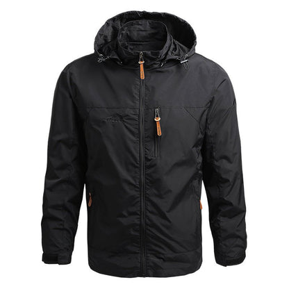 Softshell Jacke - Herren Kapuzenjacke Wasserdicht Outdoor Winddicht Jacke-HauteBerlin