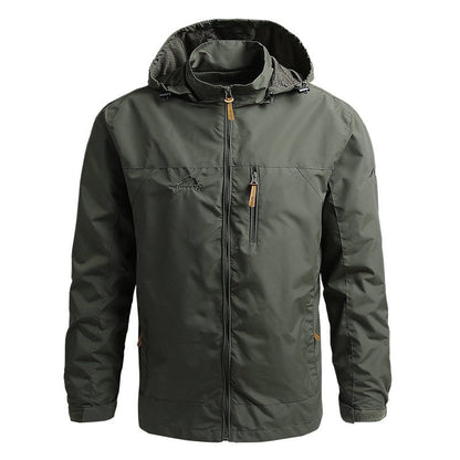 Softshell Jacke - Herren Kapuzenjacke Wasserdicht Outdoor Winddicht Jacke-HauteBerlin
