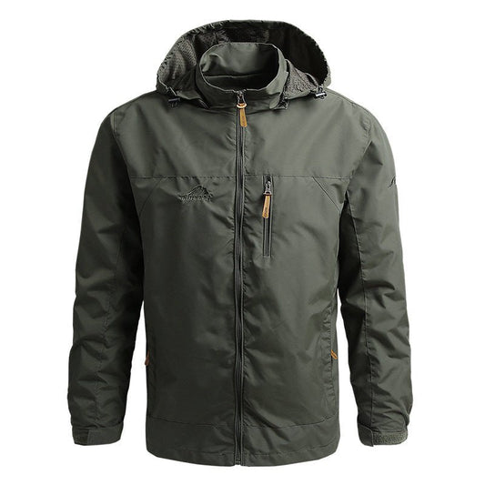 Softshell Jacke - Herren Kapuzenjacke Wasserdicht Outdoor Winddicht Jacke-HauteBerlin