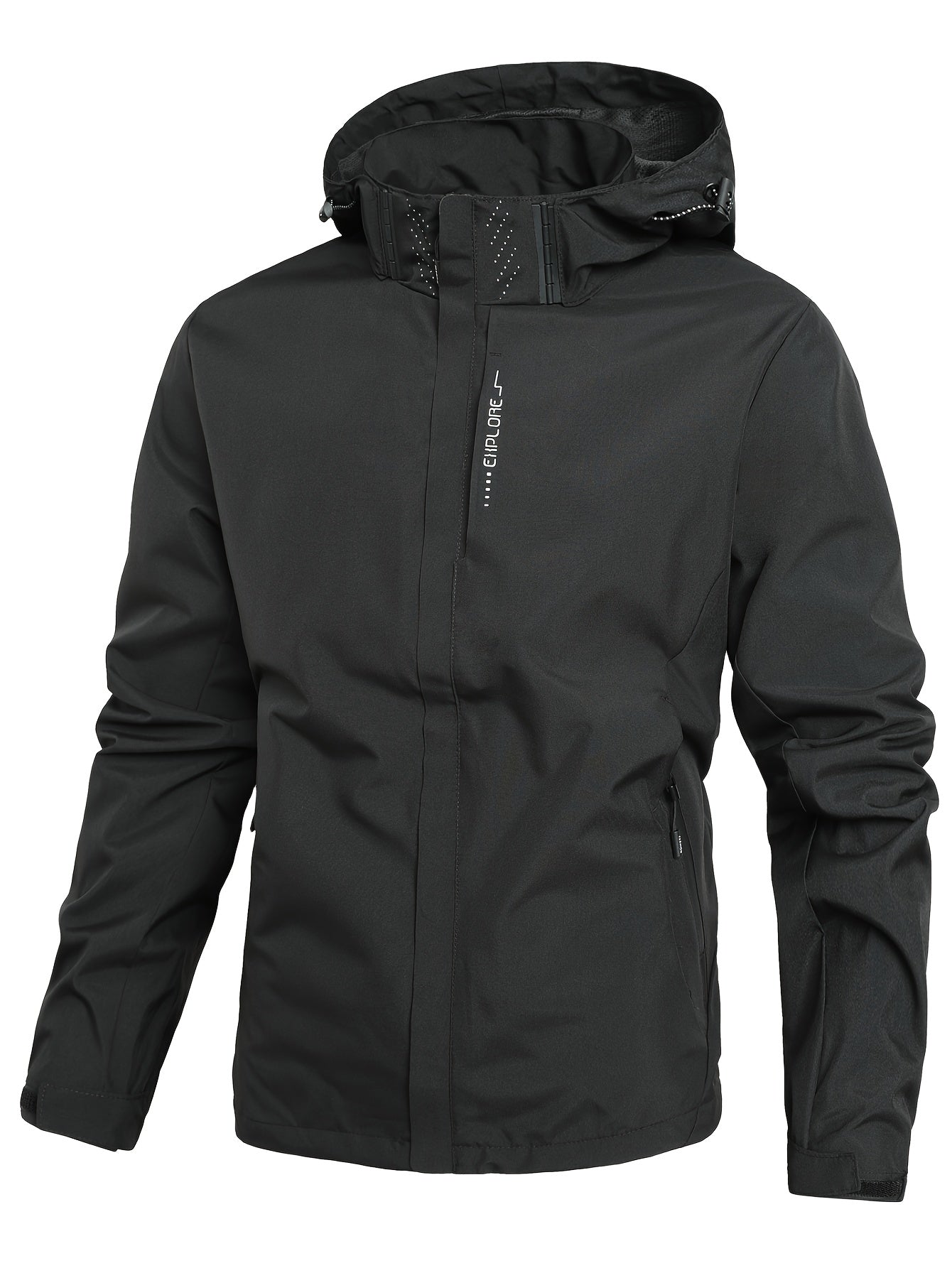 Softshelljacke | Mit Kapuze | Winddicht | Outdoorjacke | Herrenjacke-HauteBerlin