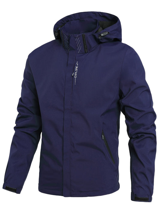 Softshelljacke | Mit Kapuze | Winddicht | Outdoorjacke | Herrenjacke-HauteBerlin