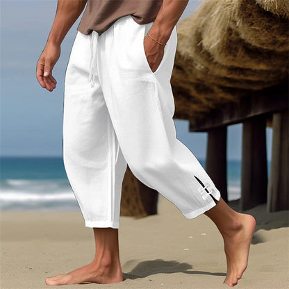 Sommerhose | Lockere Passform | Kordelzug | Haremshose | Herrenhose-HauteBerlin