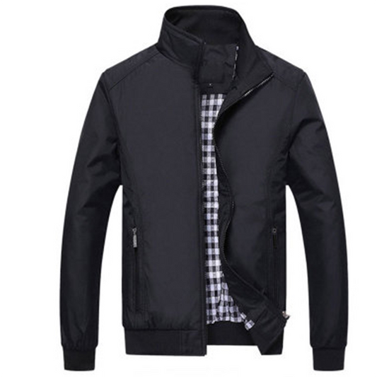 Sommerjacke – Winddichte Harrington-Jacke mit Reißverschluss für Herren-HauteBerlin