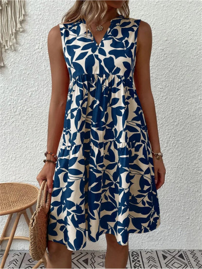 Sommerkleid – Ärmelloses kurzes A-Linien-Kleid für Frauen-HauteBerlin