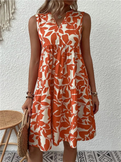 Sommerkleid – Ärmelloses kurzes A-Linien-Kleid für Frauen-HauteBerlin