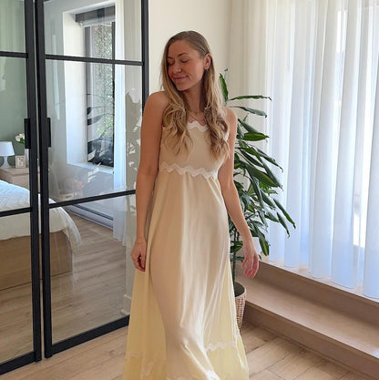 Sommerkleid Damen | Maxikleid Ärmellos | Knöchellang-HauteBerlin