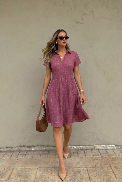 Sommerkleid | Kurzarm | Luftiges Blusenkleid-HauteBerlin