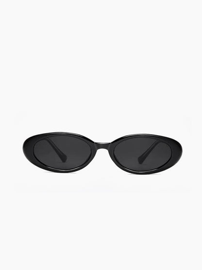 Sonnenbrille Damen Oval | Schmal | Retro | Schwarz und Havanna-HauteBerlin