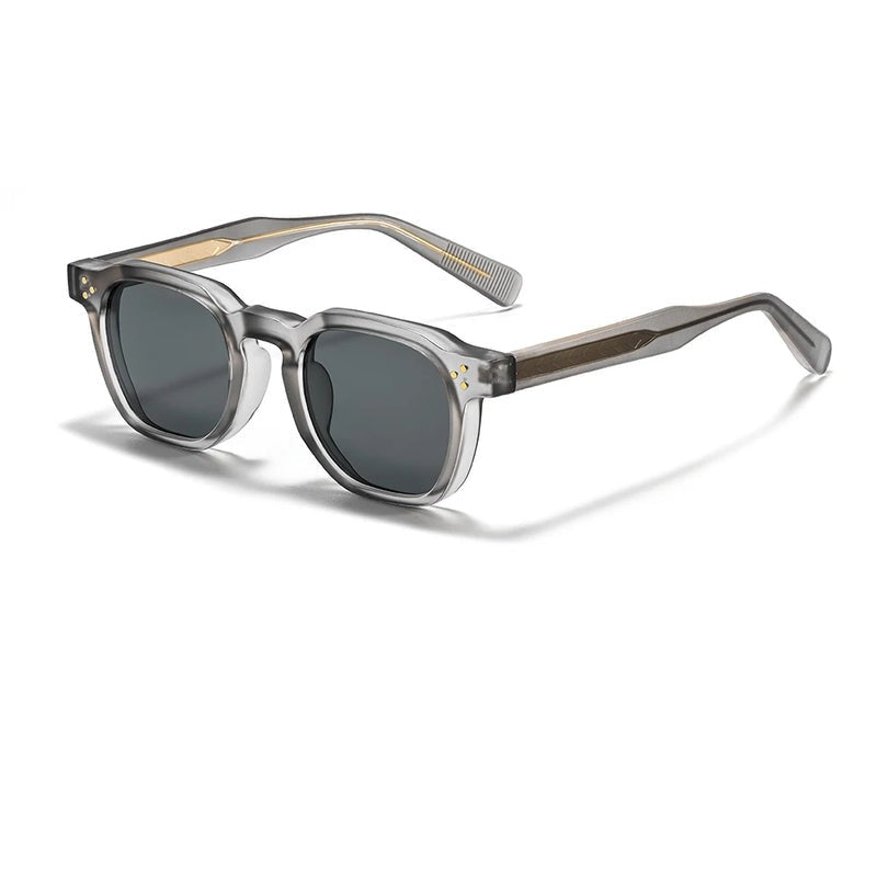 Sonnenbrille Herren Eckig | Transparentes Gestell | Sieben Farben-HauteBerlin