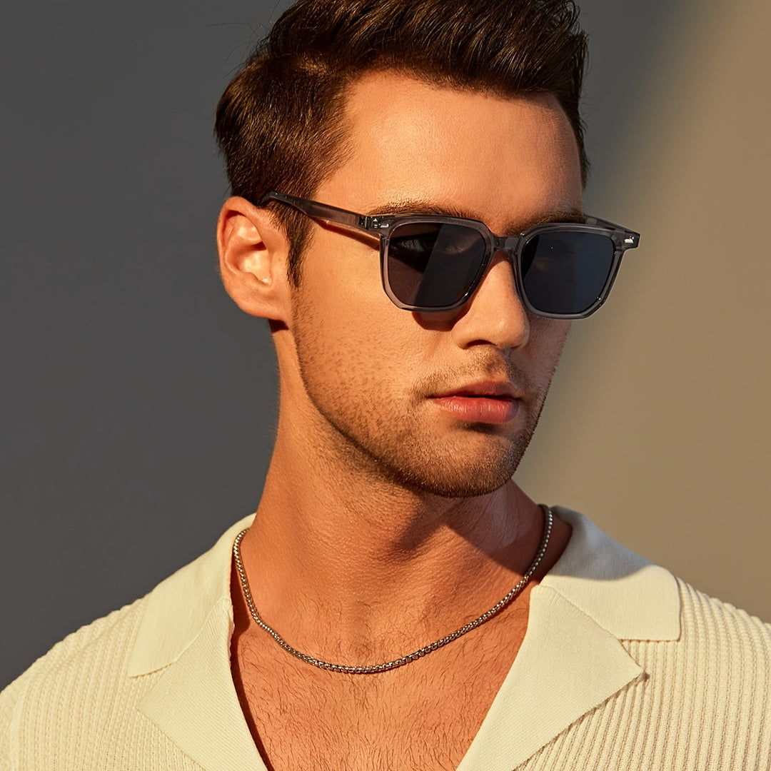 Sonnenbrille Herren | Vintage | Eckiger Rahmen | Leicht-HauteBerlin