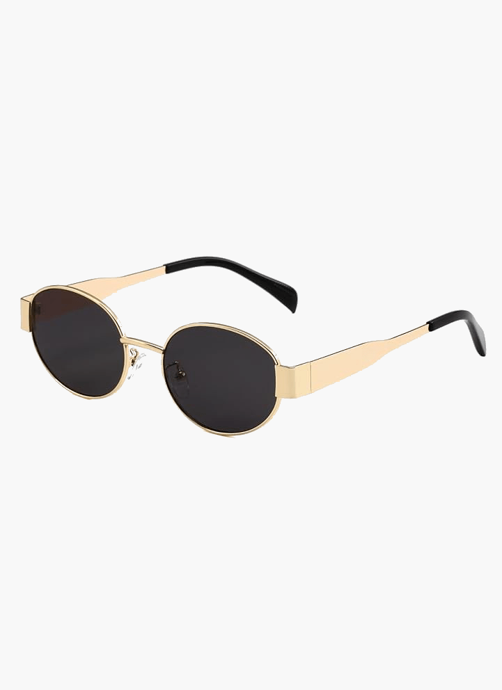 Sonnenbrille Oval | Metallfassung | Getönte Gläser | Retro-HauteBerlin