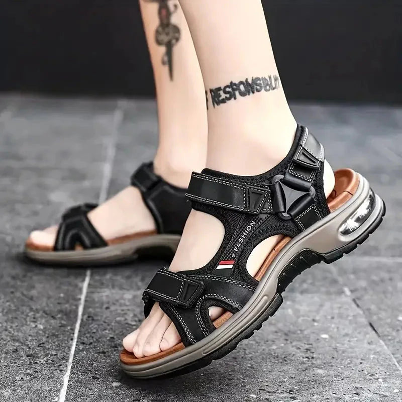 Sport Sandalen | Ergonomisch | Fußgewölbeunterstützung | Orthopädische Sandalen | Herrenschuhe-HauteBerlin