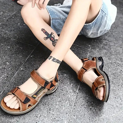 Sport-Sandalen | Ergonomisch | Fußgewölbeunterstützung | Orthopädische Sandalen | Herrenschuhe-HauteBerlin