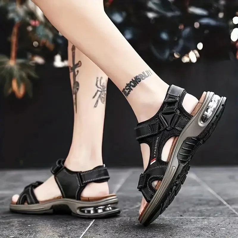 Sport Sandalen | Ergonomisch | Fußgewölbeunterstützung | Orthopädische Sandalen | Herrenschuhe-HauteBerlin