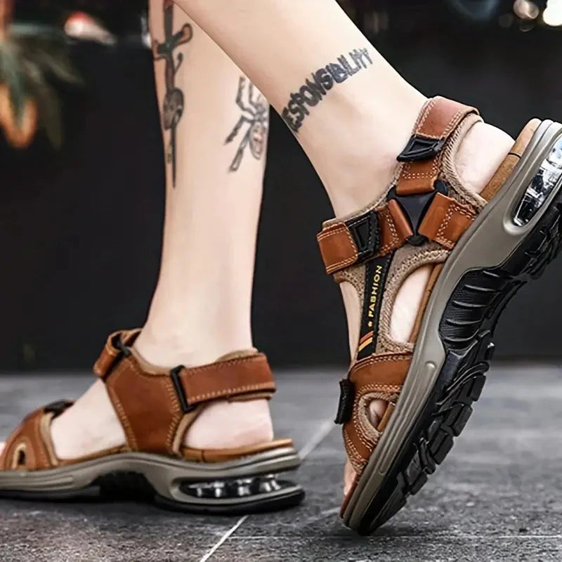 Sport Sandalen | Ergonomisch | Fußgewölbeunterstützung | Orthopädische Sandalen | Herrenschuhe-HauteBerlin