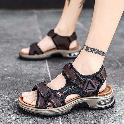 Sport-Sandalen | Ergonomisch | Fußgewölbeunterstützung | Orthopädische Sandalen | Herrenschuhe-HauteBerlin