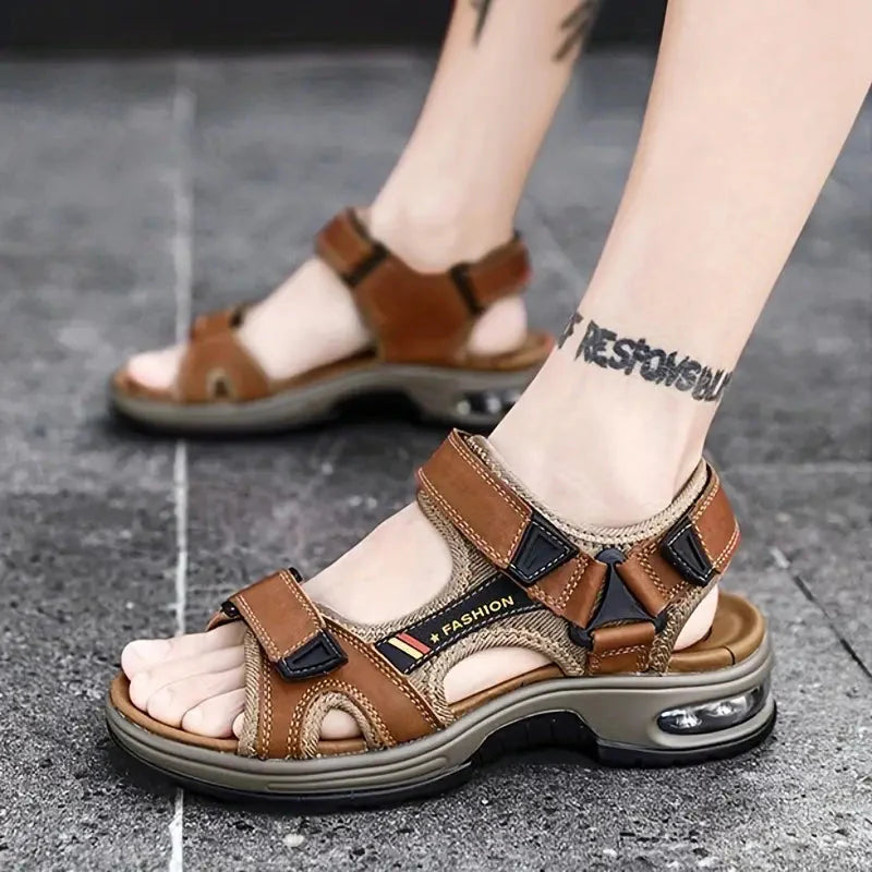 Sport-Sandalen | Ergonomisch | Fußgewölbeunterstützung | Orthopädische Sandalen | Herrenschuhe-HauteBerlin