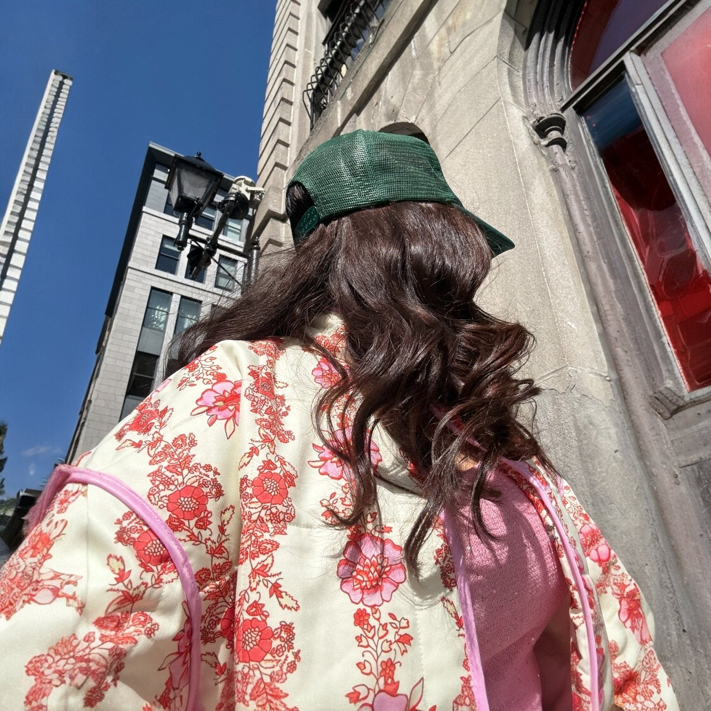 Steppjacke Damen | Blumenmuster | Offen und Wattiert-HauteBerlin