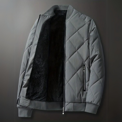 Steppjacke – Herrenjacke mit Fleecefutter für den Winter-HauteBerlin