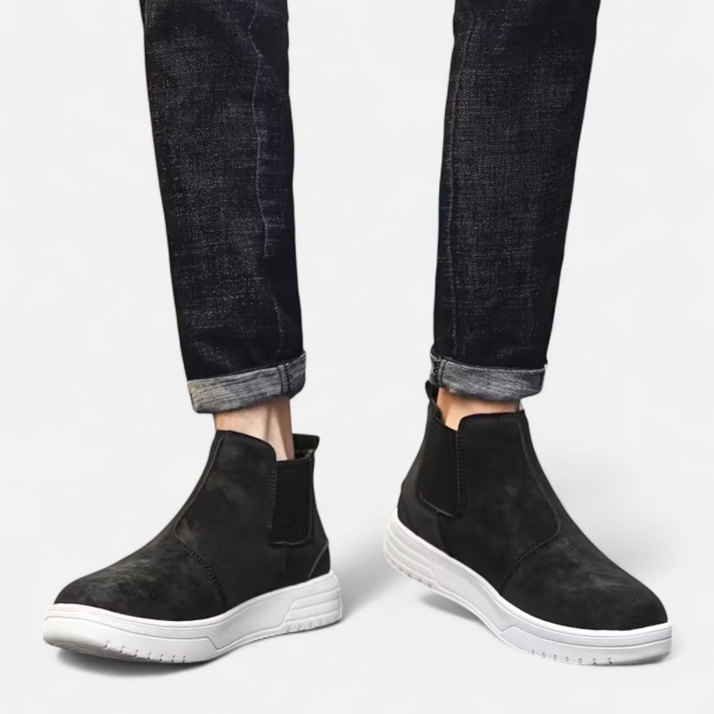 Stiefeletten | Casual | Gummisohle | Schlupfstiefel | Herrenstiefel-HauteBerlin