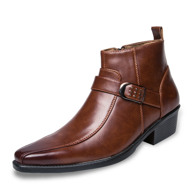 Stiefeletten | Spitz zulaufend | Smart casual | Lederstiefel | Herrenstiefel-HauteBerlin