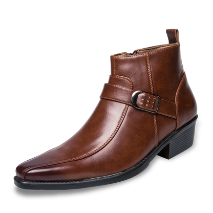 Stiefeletten | Spitz zulaufend | Smart casual | Lederstiefel | Herrenstiefel-HauteBerlin