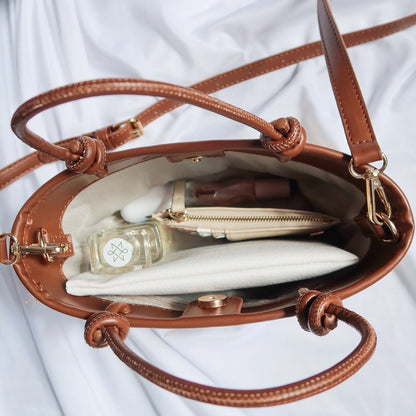 Strandtasche Damen | Geflochtener Shopper | Sommer Umhängetasche-HauteBerlin