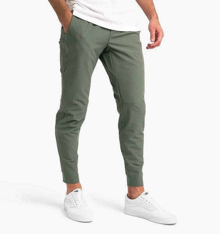 Stretch Broek - Heren Casual Elastische Taille Skinny Broek-HauteBerlin