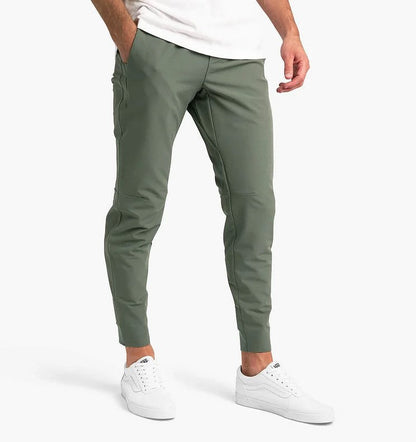 Stretch-Hose | Elastische Taille | Winddicht | Slim-Fit-Jogginghose | Herrenhose-HauteBerlin