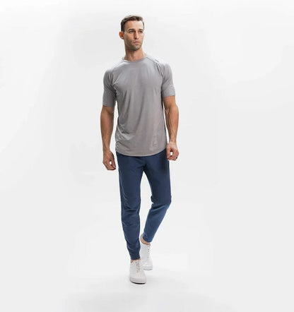 Stretch-Hose | Elastische Taille | Winddicht | Slim-Fit-Jogginghose | Herrenhose-HauteBerlin