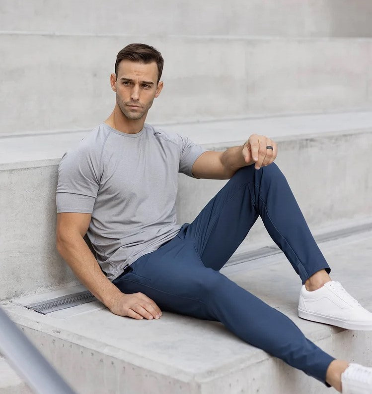 Stretch-Hose | Elastische Taille | Winddicht | Slim-Fit-Jogginghose | Herrenhose-HauteBerlin