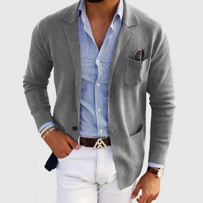 Strickjacke | Button-Up | Taschen | Strickjacke | Herrenbekleidung-HauteBerlin