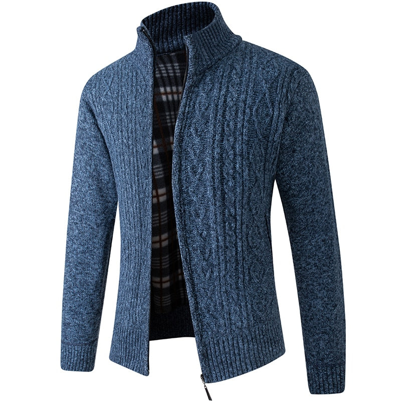 Strickjacke | Reißverschluss | Winter | Strickjacke | Herren-Strickjacke-HauteBerlin