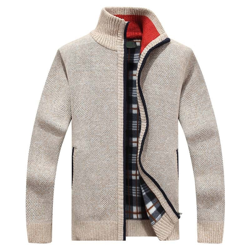 Strickjacke | Reißverschluss | Winter | Strickjacke | Herren-Strickjacke-HauteBerlin