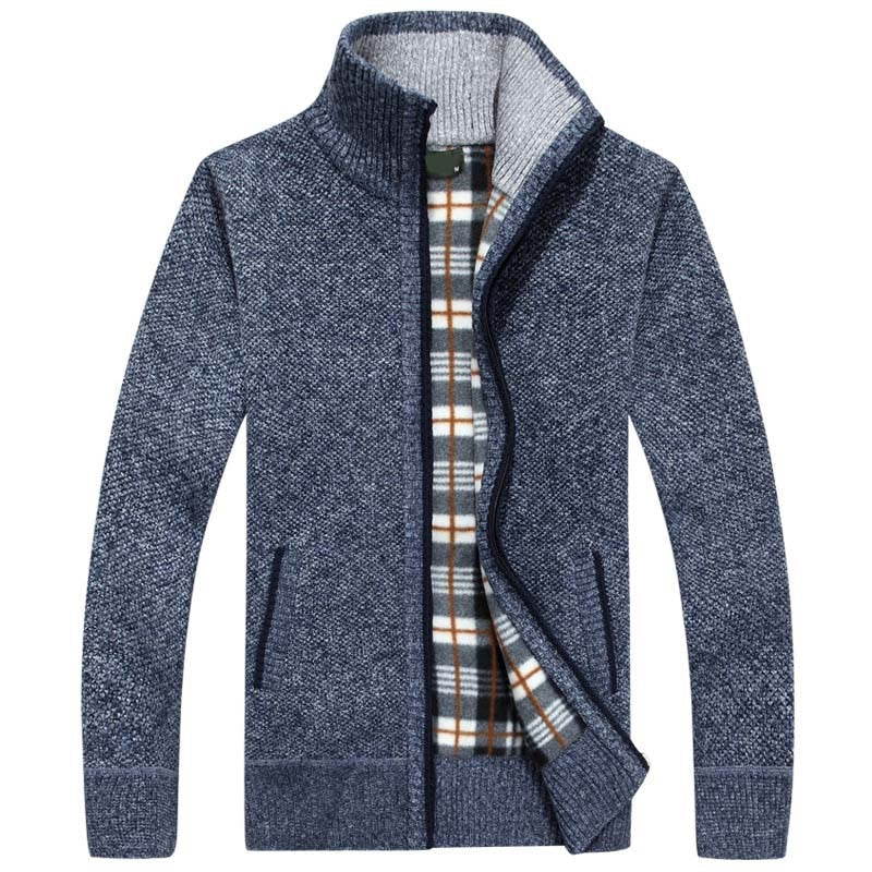Strickjacke | Reißverschluss | Winter | Strickjacke | Herren-Strickjacke-HauteBerlin