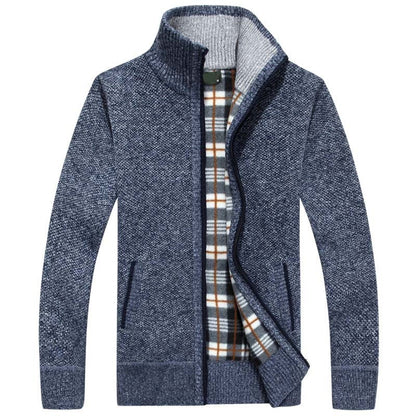 Strickjacke | Reißverschluss | Winter | Strickjacke | Herren-Strickjacke-HauteBerlin