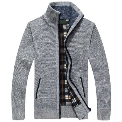 Strickjacke | Reißverschluss | Winter | Strickjacke | Herren-Strickjacke-HauteBerlin