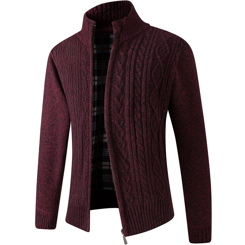 Strickjacke | Reißverschluss | Winter | Strickjacke | Herren-Strickjacke-HauteBerlin