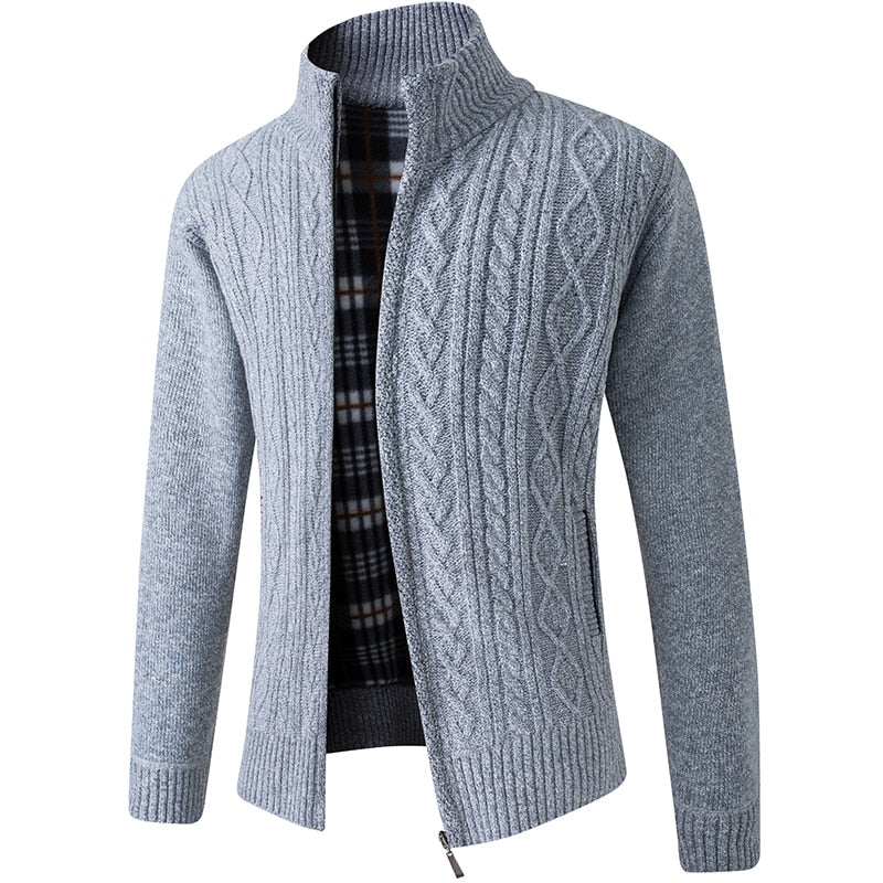 Strickjacke | Reißverschluss | Winter | Strickjacke | Herren-Strickjacke-HauteBerlin
