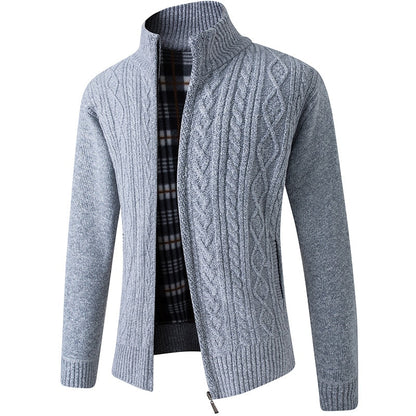 Strickjacke | Reißverschluss | Winter | Strickjacke | Herren-Strickjacke-HauteBerlin