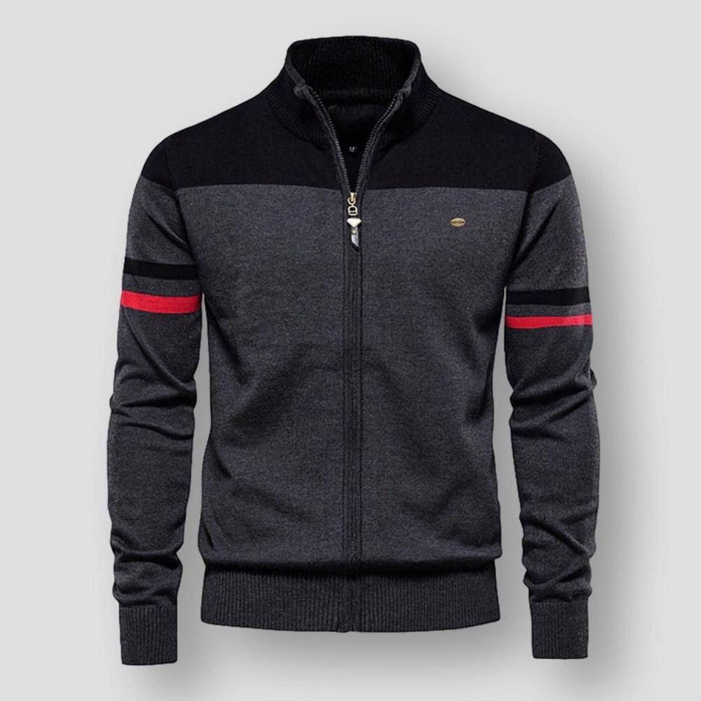 Strickjacke mit Reißverschluss | Vintage | Zip-Up | Strickjacke | Herrenjacke-HauteBerlin
