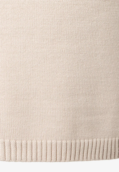 Strickkleid – Damen-Mini-Pulloverkleid mit Rollkragen-HauteBerlin