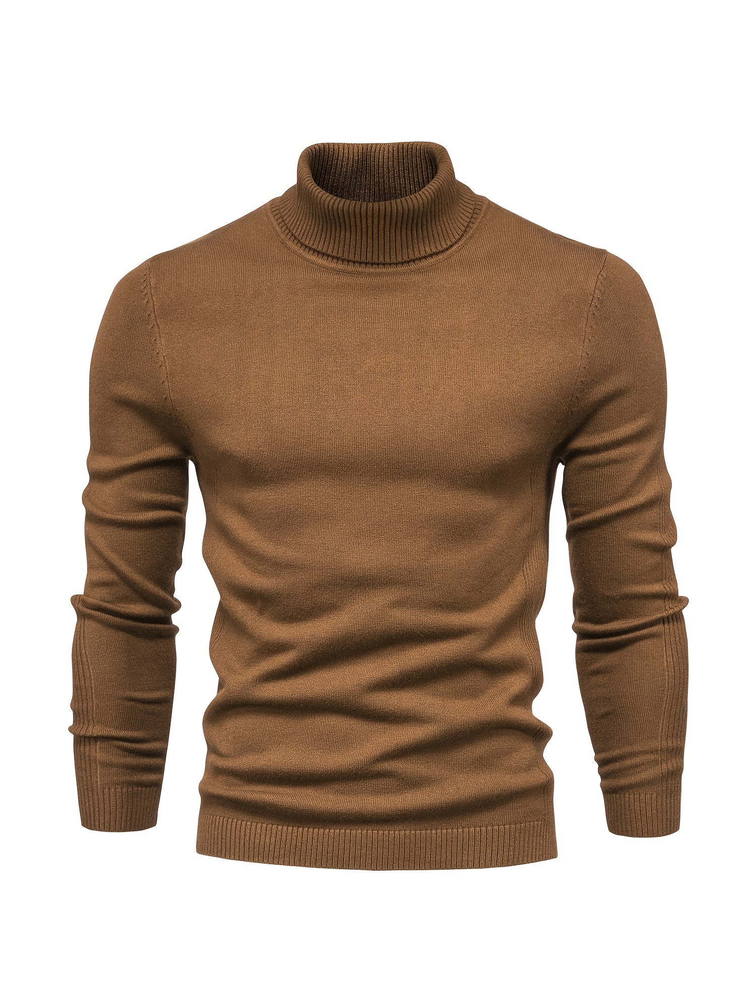 Strickpullover | Schmale Passform | Langärmlig | Rollkragen | Herrenbekleidung-HauteBerlin