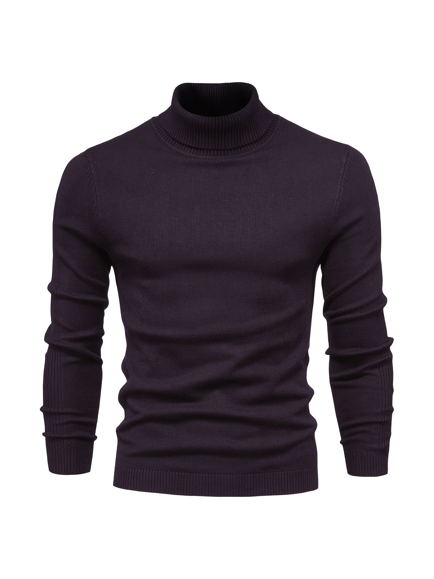Strickpullover | Schmale Passform | Langärmlig | Rollkragen | Herrenbekleidung-HauteBerlin