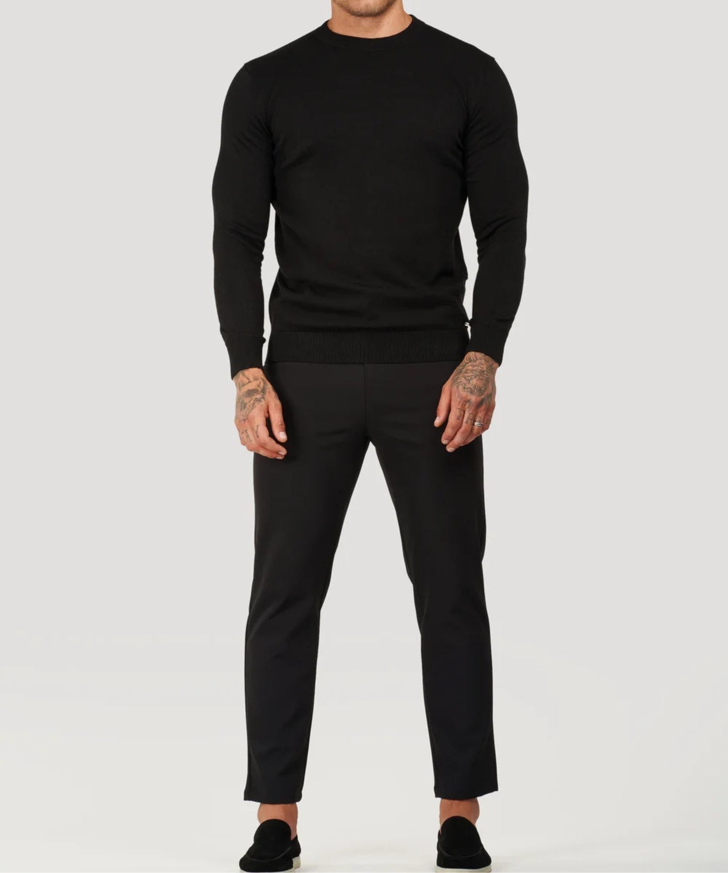 Strickpullover - Slim Fit - Feinstrick - Pullover - Herrenpullover-HauteBerlin
