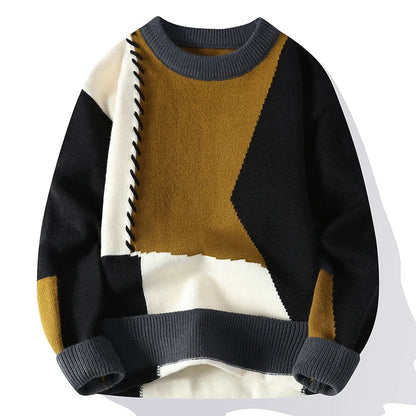 Strickpullover | Winter | Rundhalsausschnitt | Grobstrickpullover | Herren-Strickwaren-HauteBerlin